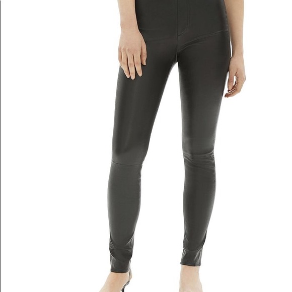 Helmut Lang Pants - Helmut Lang Black Leather Pants